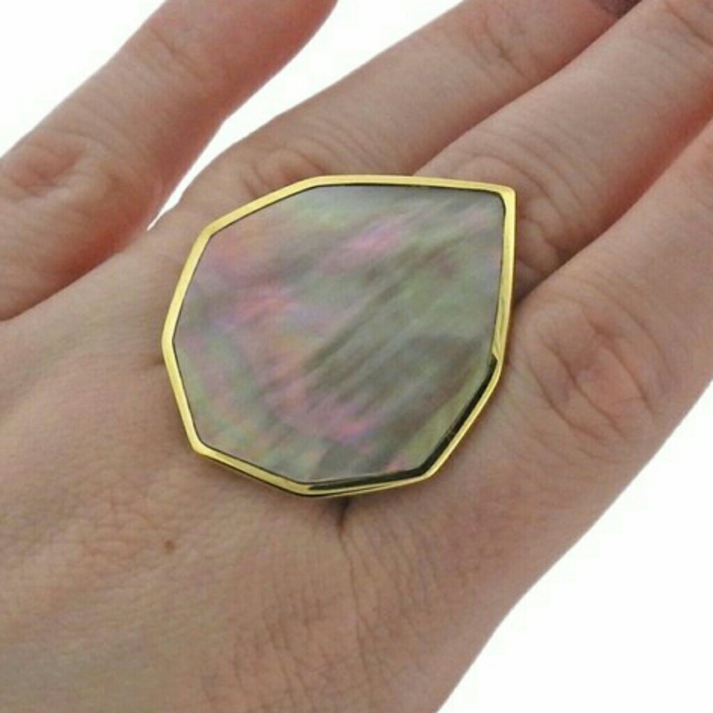 Ippolita Portofino Mother of Pearl 18k Gold Ring